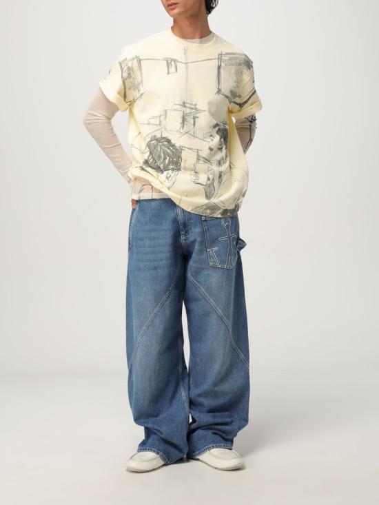 25FW JW앤더슨 데님 팬츠 DT0110PG1735 804 Stone Washed - JW ANDERSON