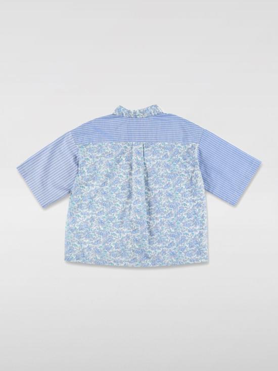 25SS [키즈] 봉쁘앙 셔츠 S05GSHW00001 915A Blue - BONPOINT