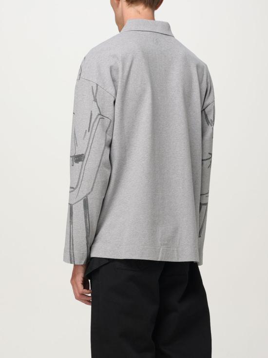 25FW JW앤더슨 후드 티셔츠 JO0274PG1755 945 Grey - JW ANDERSON