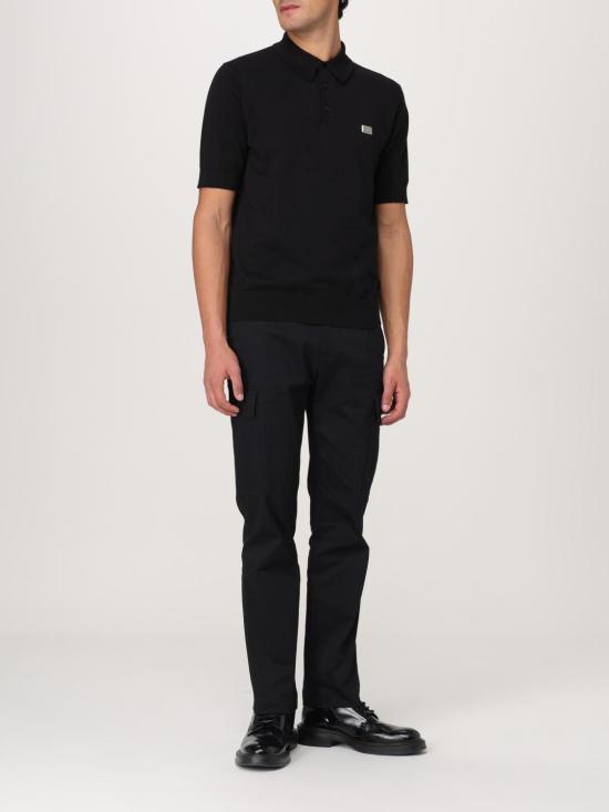 25FW 돌체앤가바나 폴로 티셔츠 GXZ02TJBCE9 N0000 Black - DOLCE & GABBANA