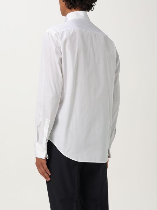 25FW 엠포리오 아르마니 긴팔 셔츠 EM000190TE10247 U0002 White - EMPORIO ARMANI