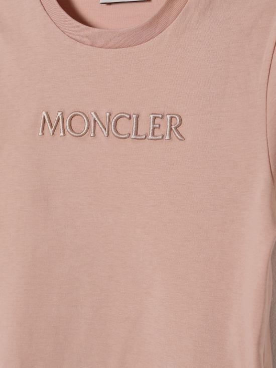 25FW [키즈] 몽클레어 티셔츠 8C0001689AT9 516 Pink - MONCLER