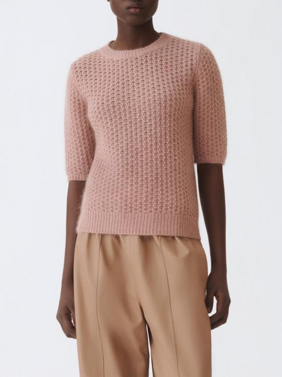 25FW 파비아나 필리피 플래티넘 모헤어 스웨터 MAD215F074L551 2197 Pink