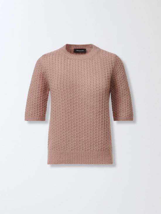 25FW 파비아나 필리피 플래티넘 모헤어 스웨터 MAD215F074L551 2197 Pink - FABIANA FILIPPI