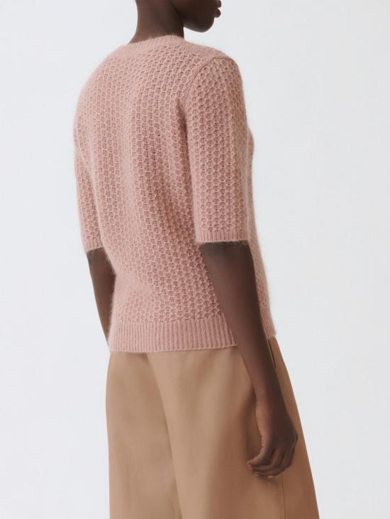 25FW 파비아나 필리피 플래티넘 모헤어 스웨터 MAD215F074L551 2197 Pink - FABIANA FILIPPI