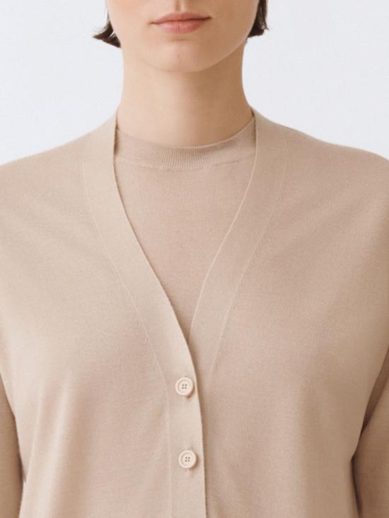 25FW 파비아나 필리피 캐시미어 실크 가디건 MAD215F009N907 0157 Honey - FABIANA FILIPPI