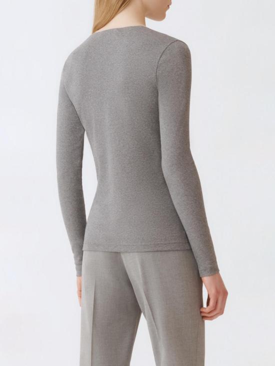 25FW 파비아나 필리피 저지 티셔츠 JED215F130L577 8132 Grey - FABIANA FILIPPI