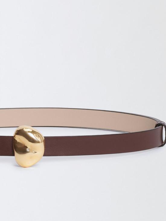 25FW 파비아나 필리피 레귤러 벨트 AAD215A829L803 1269 Ebony - FABIANA FILIPPI