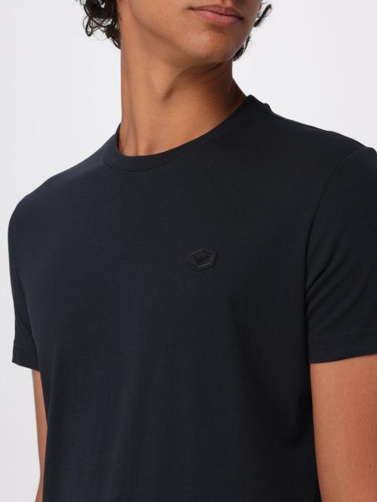 25FW 엠포리오 아르마니 반팔 티셔츠 8N1TQ61JRGZ 0920 Navy - EMPORIO ARMANI