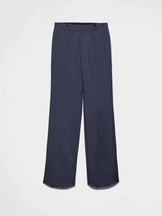 25SS 프라다 스트레이트 팬츠 UP03061CMV F0D57 Navy