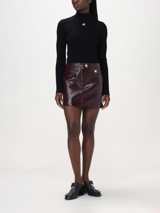 25FW 쿠레쥬 숏 스커트 PERCJU001VY0014 4010 Violet - COURREGES