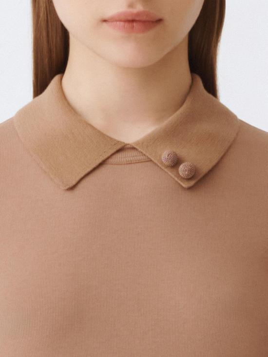 25FW 파비아나 필리피 폴로 티셔츠 JED215F132L576 1268 Natural - FABIANA FILIPPI