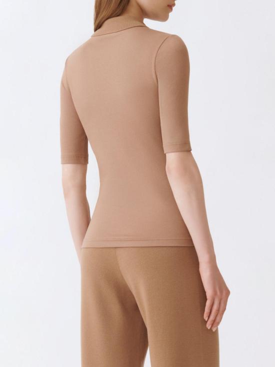 25FW 파비아나 필리피 폴로 티셔츠 JED215F132L576 1268 Natural - FABIANA FILIPPI