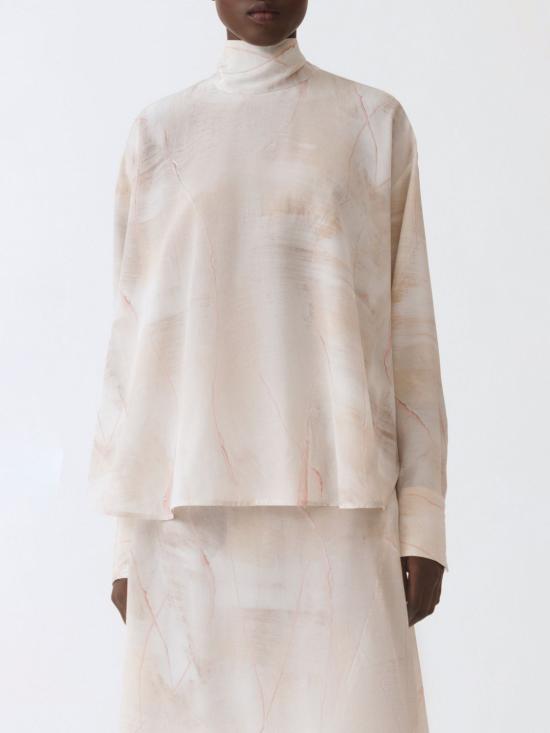 25FW 파비아나 필리피 블라우스 TPD215F318D886 VR1 Butter