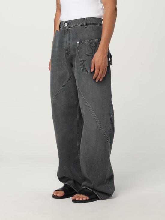25FW JW앤더슨 데님 팬츠 DT0110PG1745 929 Charcoal - JW ANDERSON