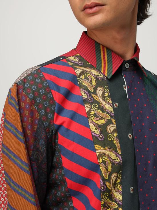 25FW 모스키노 긴팔 셔츠 02345255 3888 Multicolor - MOSCHINO