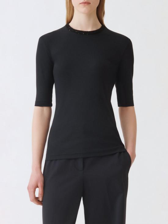 25FW 파비아나 필리피 반팔 티셔츠 JED215F129L581 5146 Blue