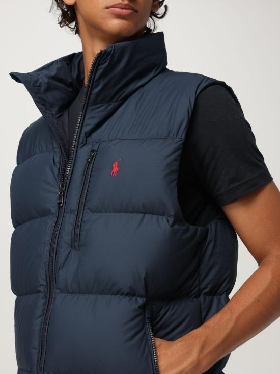 25FW 폴로 랄프로렌 고햄 다운 베스트 710968283 002 Blue - POLO RALPH LAUREN