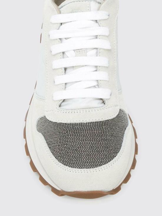 25FW 브루넬로 쿠치넬리 뮬/슬리퍼 MZSFG1960 C6280 White - BRUNELLO CUCINELLI