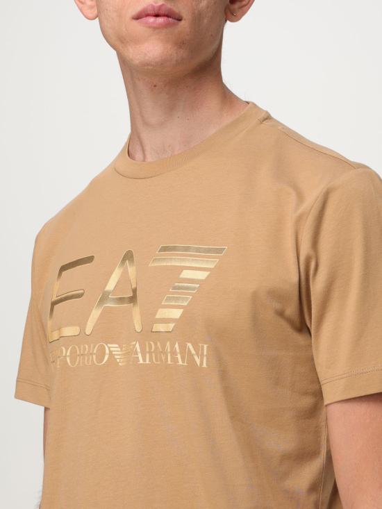 25FW 엠포리오 아르마니 반팔 티셔츠 7M001189AF17789 U6171 Beige - EMPORIO ARMANI