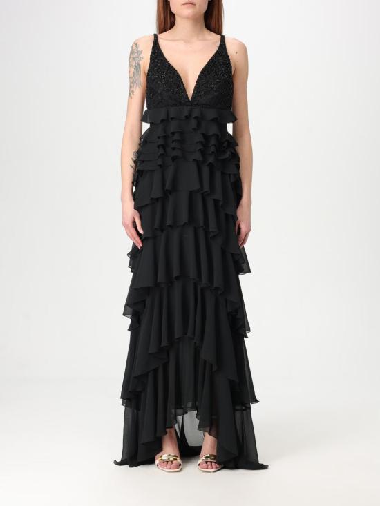 25FW 엘리자베타프랜치 롱 원피스 ABR42 110 Black