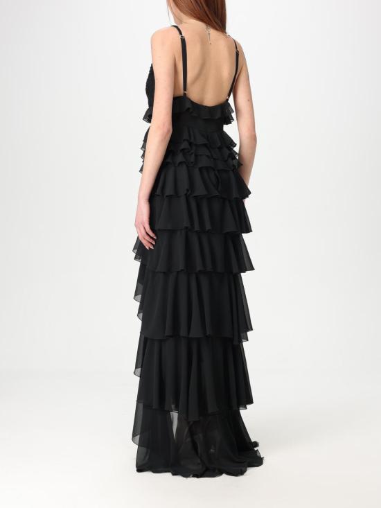 25FW 엘리자베타프랜치 롱 원피스 ABR42 110 Black - ELISABETTA FRANCHI