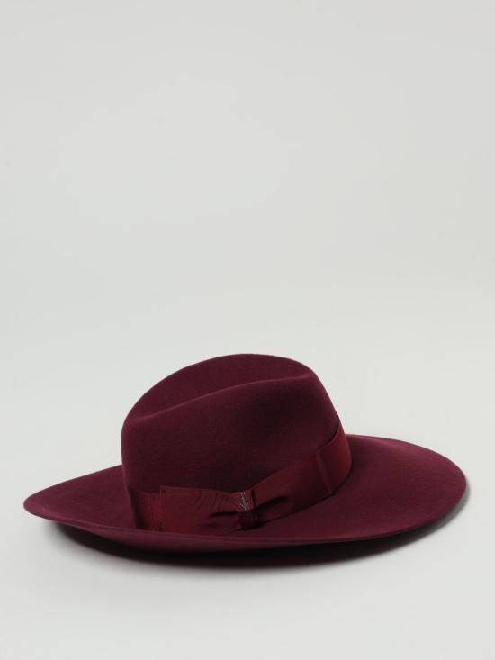 25FW 보르살리노 버킷햇 450010 60L1 Burgundy - BORSALINO