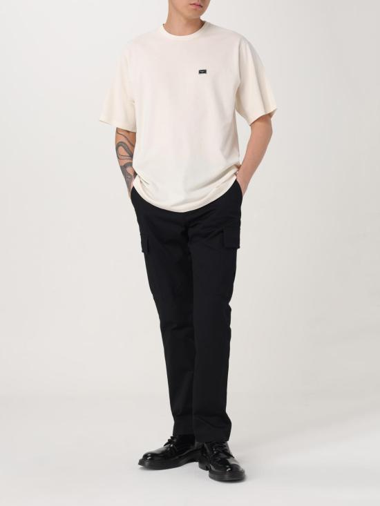 25FW 돌체앤가바나 반팔 티셔츠 G8SE3TFU7EN A4567 Yellow Cream - DOLCE & GABBANA