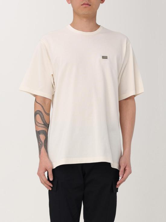 25FW 돌체앤가바나 반팔 티셔츠 G8SE3TFU7EN A4567 Yellow Cream