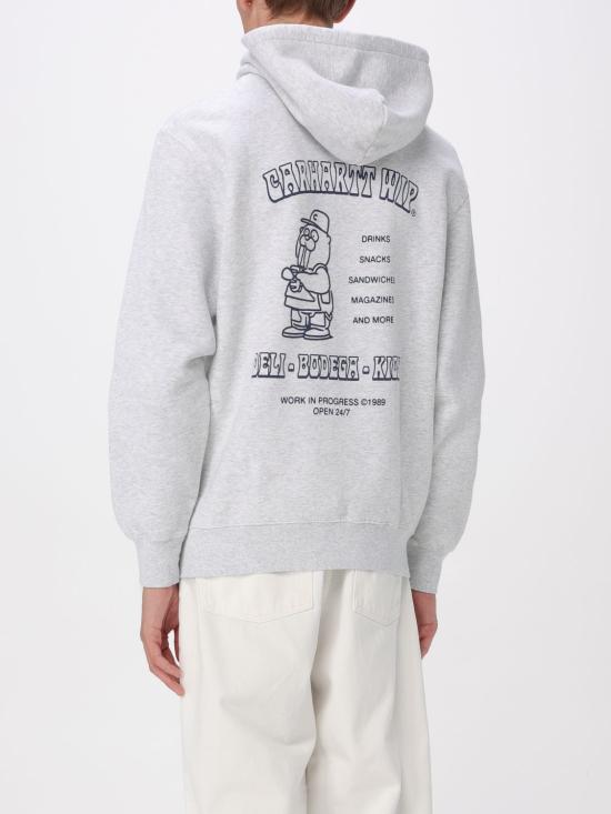 25FW 칼하트 WIP 후드 샌드위치 스웨트셔츠 I035277 1V1XX Grey - CARHARTT WIP