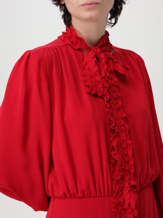 25SS 발렌티노 가라바니 롱 원피스 6B3VAF011MH R9M Red - VALENTINO GARAVANI