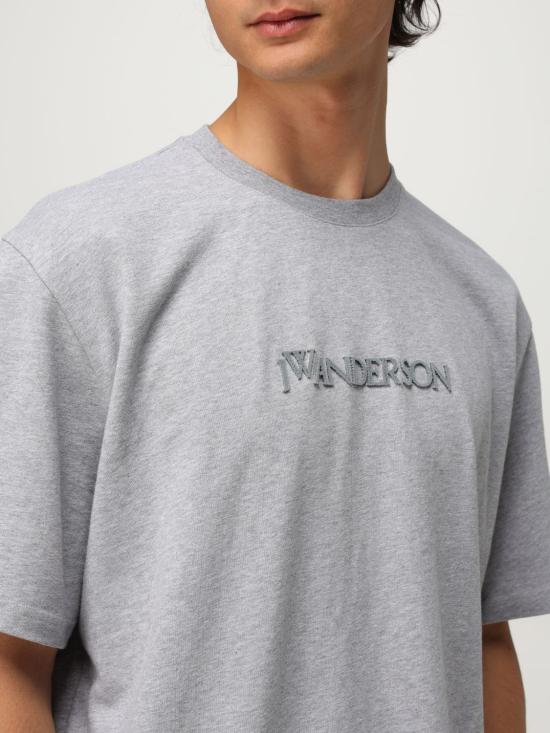 25FW JW앤더슨 반팔 티셔츠 JT0258PG1510 907 Grey - JW ANDERSON