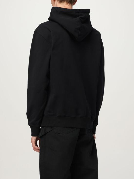 25FW JW앤더슨 로고 패치 포켓 후드 티셔츠 JW0214PG1632 999 Black - JW ANDERSON