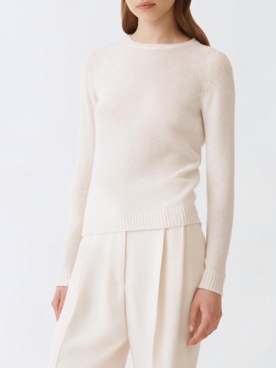 25FW 파비아나 필리피 캐시미어 스웨터 MAD215F012N900 25 Natural