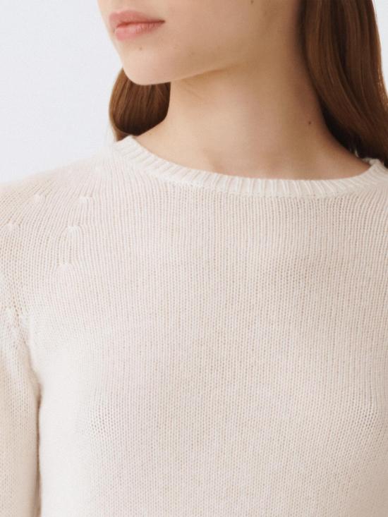 25FW 파비아나 필리피 캐시미어 스웨터 MAD215F012N900 25 Natural - FABIANA FILIPPI