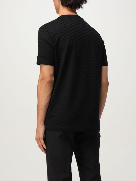 25FW 엠포리오 아르마니 반팔 티셔츠 8N1TL71JHWZ 0999 Black - EMPORIO ARMANI