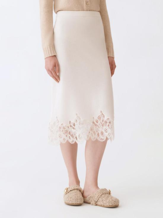 25FW 파비아나 필리피 미디 스커트 GND215F395L519 25 Natural