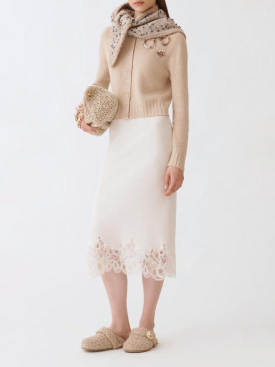 25FW 파비아나 필리피 미디 스커트 GND215F395L519 25 Natural - FABIANA FILIPPI