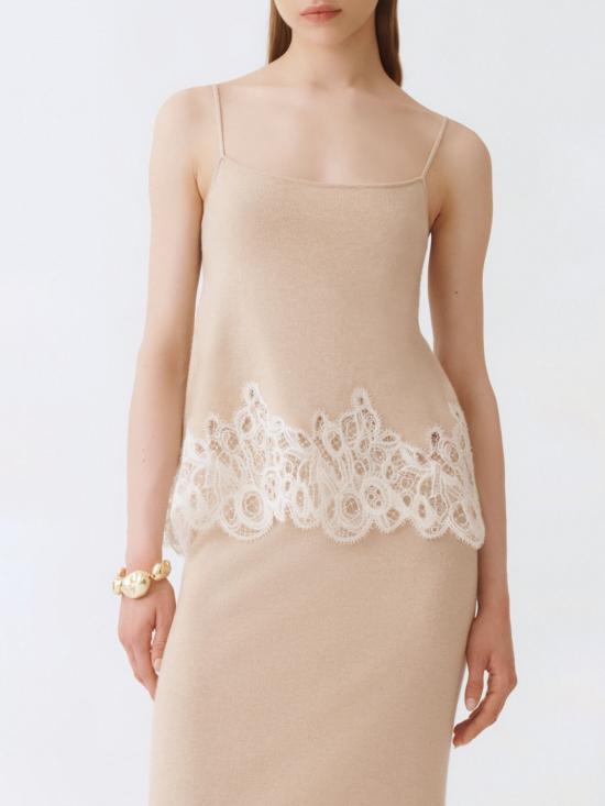 25FW 파비아나 필리피 민소매 티셔츠 MAD215F043L519 0158 Rope