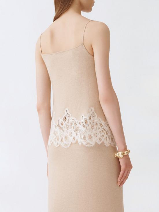 25FW 파비아나 필리피 민소매 티셔츠 MAD215F043L519 0158 Rope - FABIANA FILIPPI