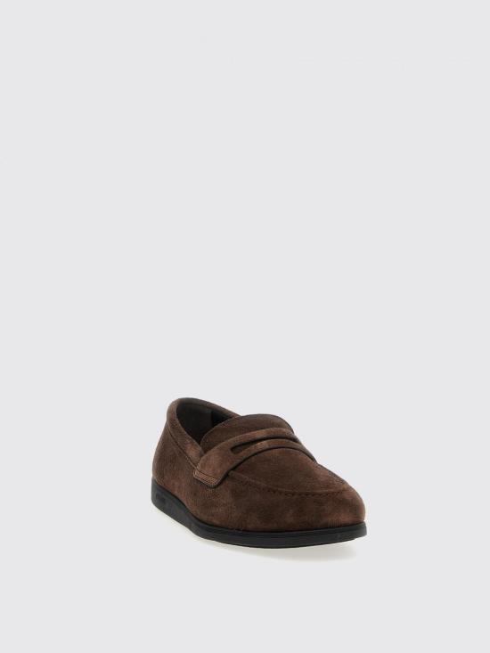 25FW 처치스 포츠머스 스웨이드 로퍼 EDB1499CA F0APK Brown - CHURCHS