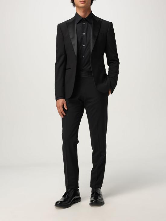 25FW 엠포리오 아르마니 수트 세트 EM000459TE10404 UC001 Black - EMPORIO ARMANI