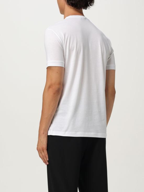 25FW 조르지오 아르마니 반팔 티셔츠 3GST57SJMCZ U090 White - GIORGIO ARMANI