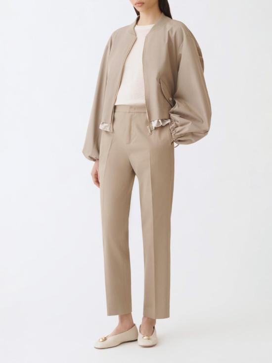 25FW 파비아나 필리피 스트레이트 팬츠 PAD215F326L515 6171 Olive - FABIANA FILIPPI