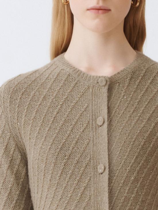 25FW 파비아나 필리피 가디건 MAD215F112D296 6171 Olive - FABIANA FILIPPI