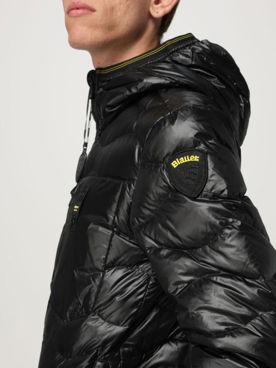 25FW 블라우어 숏패딩 25WBLUC03074006355 999 Black - BLAUER