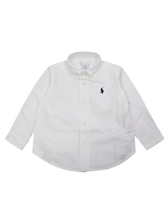 25FW [키즈] 폴로 랄프로렌 셔츠 320819238001 WHITE BIANCO