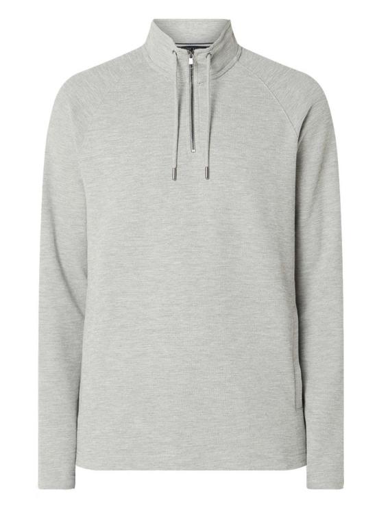  테드베이커 집업 니트 테드 베이커 드로버스 지퍼 프런트 퍼넬넥 스웨트셔츠 그레이 마를