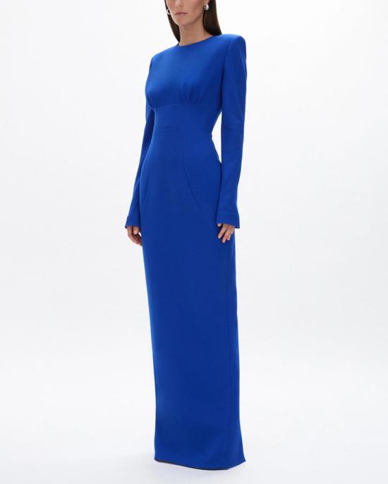  레이첼 길버트 롱 원피스 도버 슬리브 가운 코발트 - RACHEL GILBERT