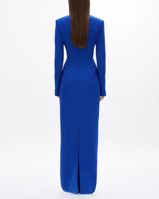  레이첼 길버트 롱 원피스 도버 슬리브 가운 코발트 - RACHEL GILBERT